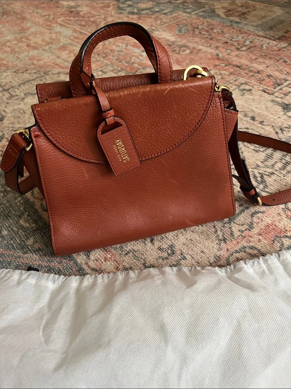 Kate Spade Women’s Brown Leather Hand bag / Satchel